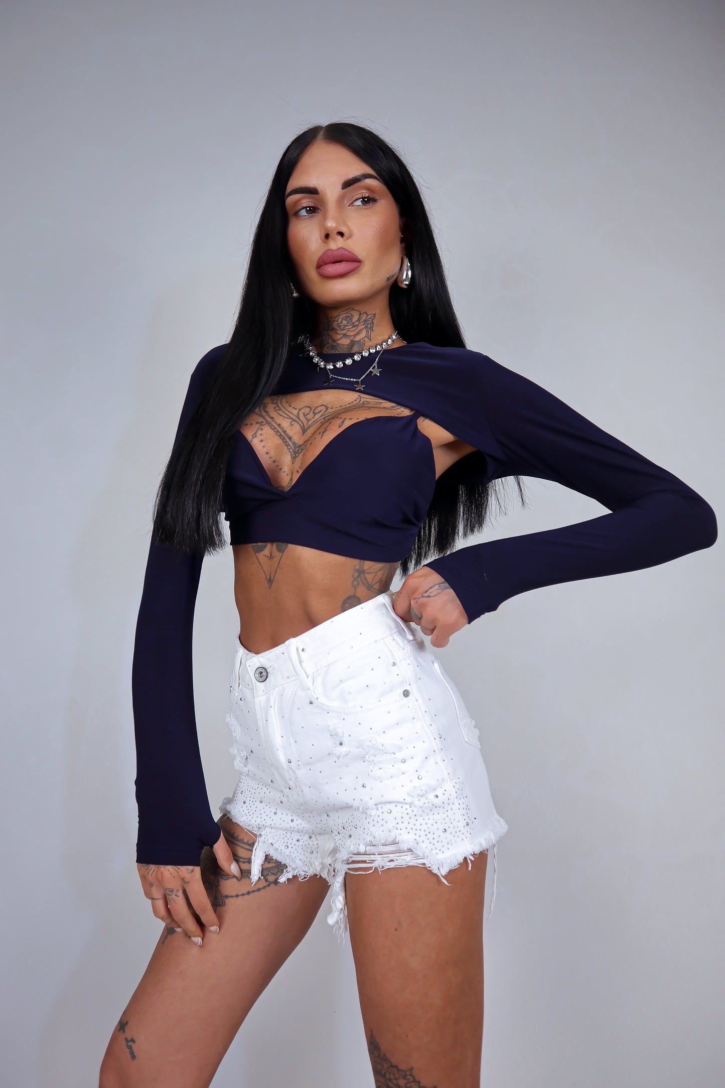 Top Slay - Blu navy