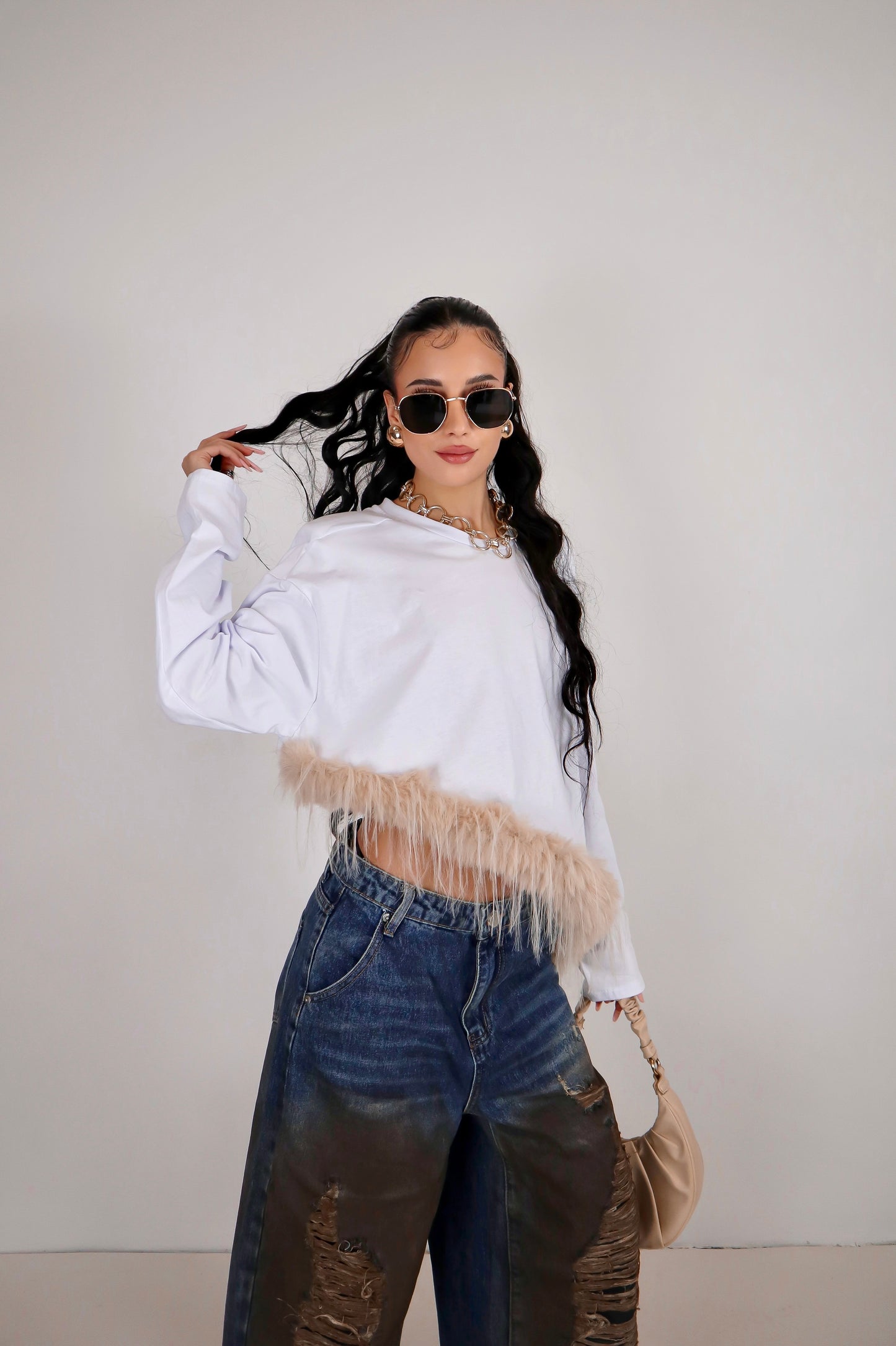 Maglia Fuffy - Bianco