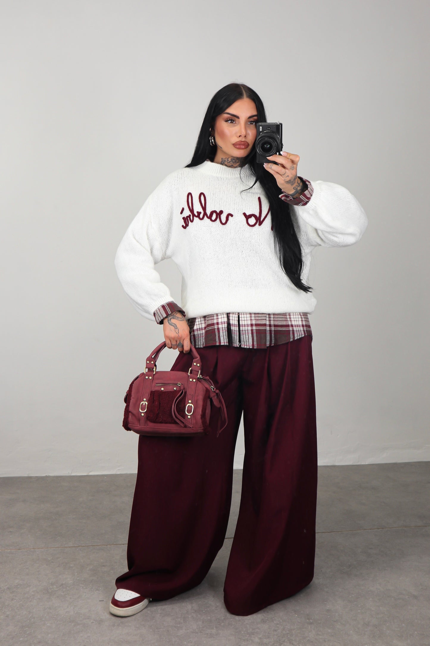 Pantalone Formal - Bordeaux
