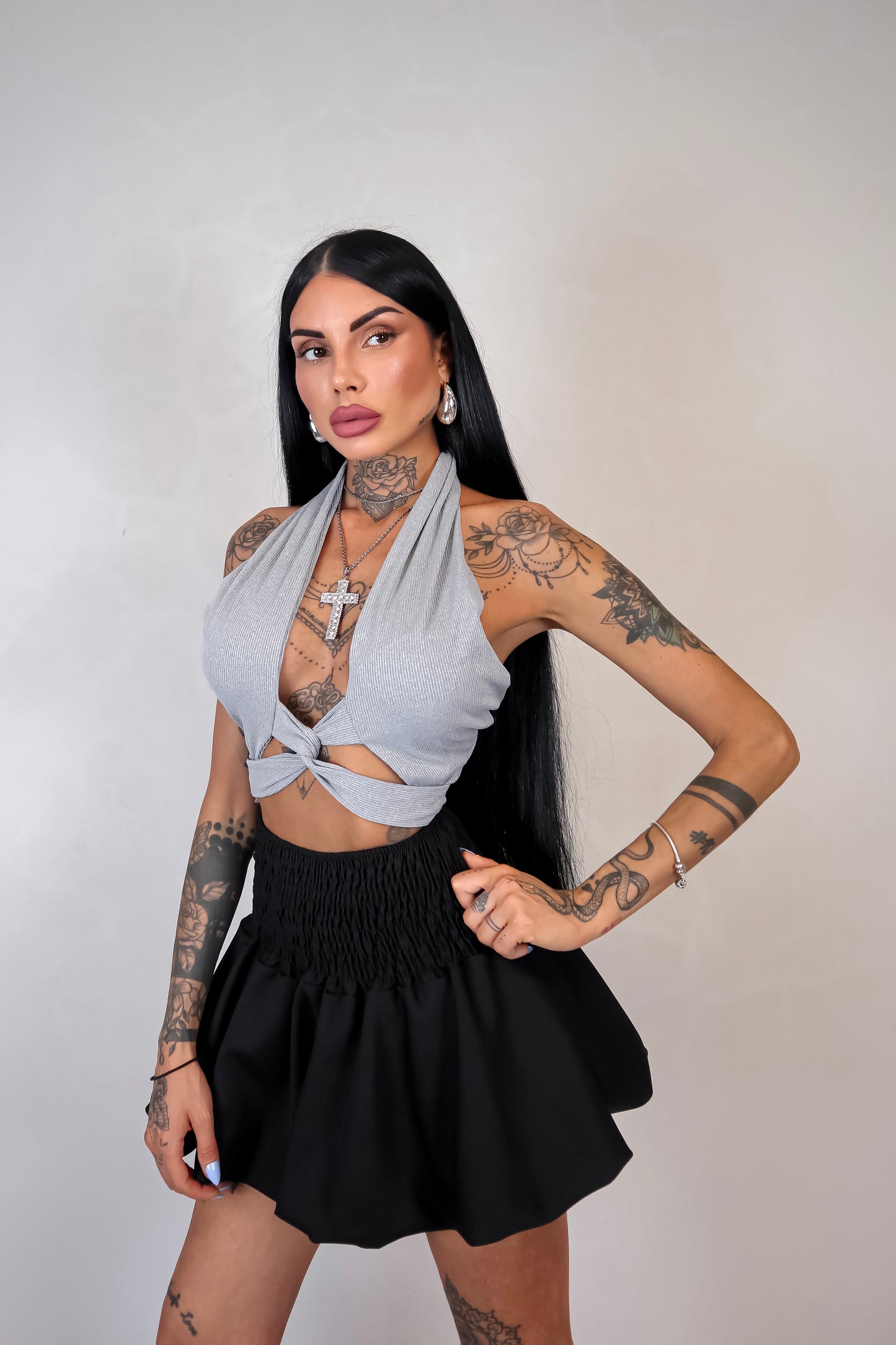 Top Incrocio - Grigio