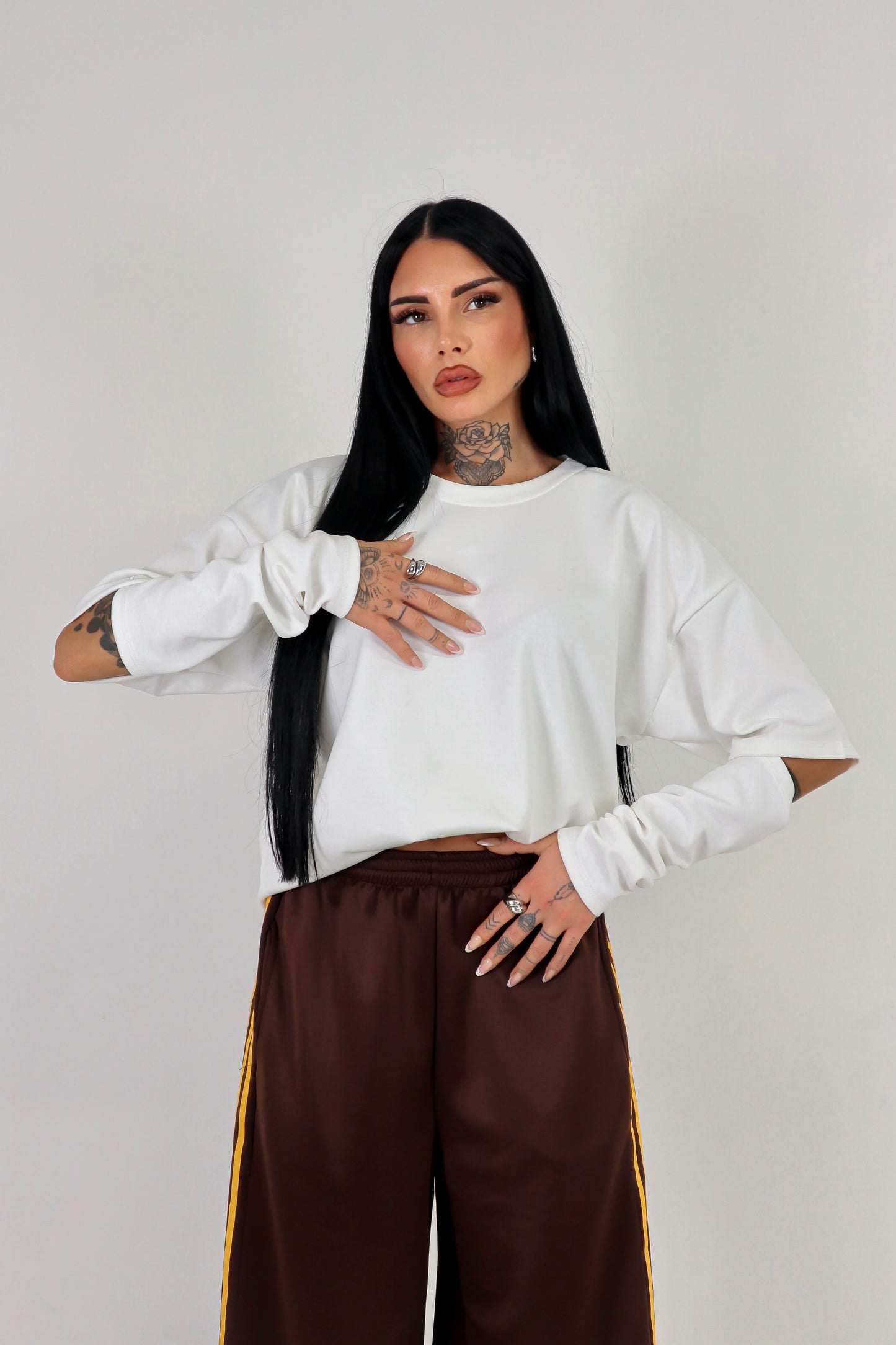 Pantalone Adi - Marrone/Giallo