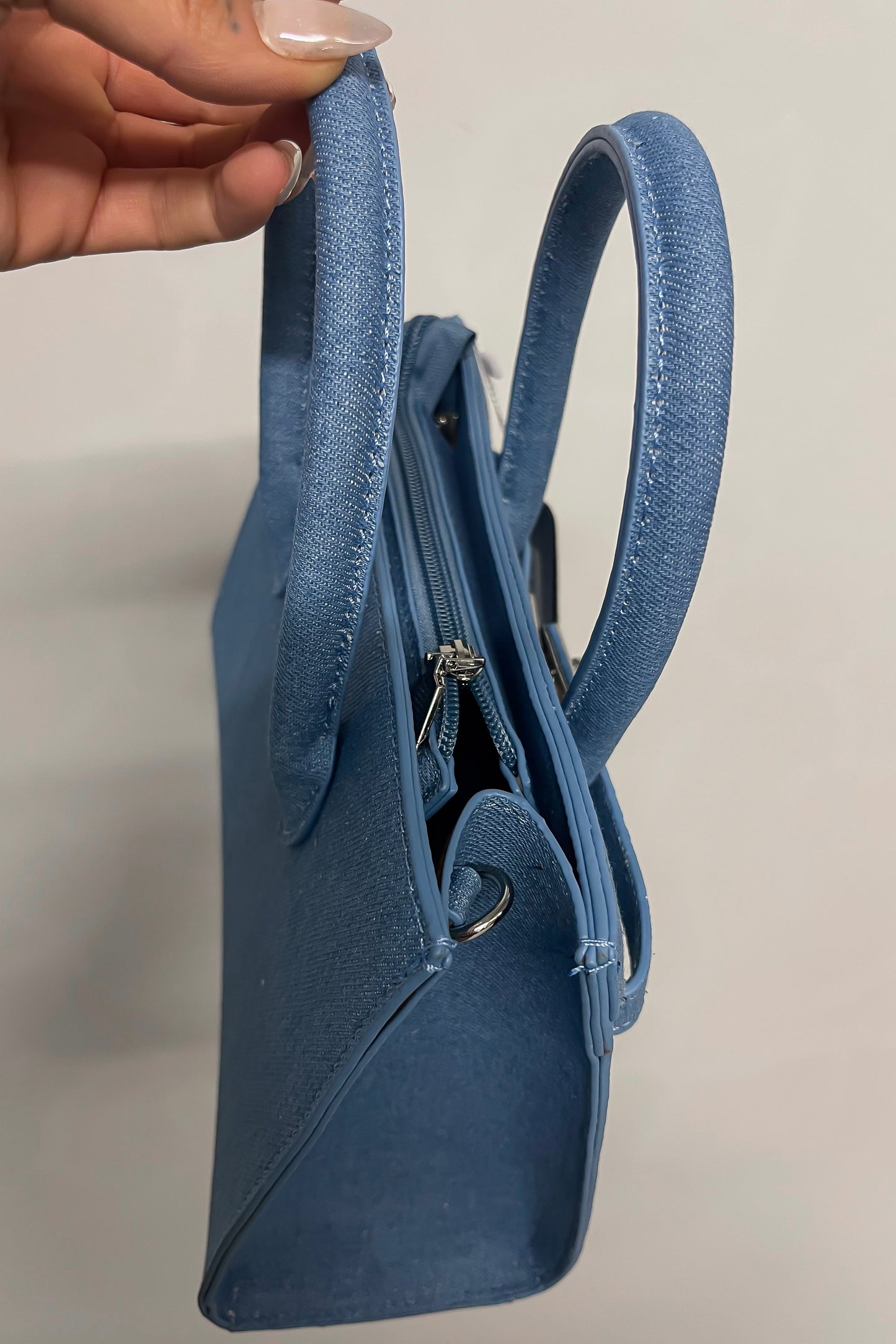 Borsa denim Bling - Azzurro