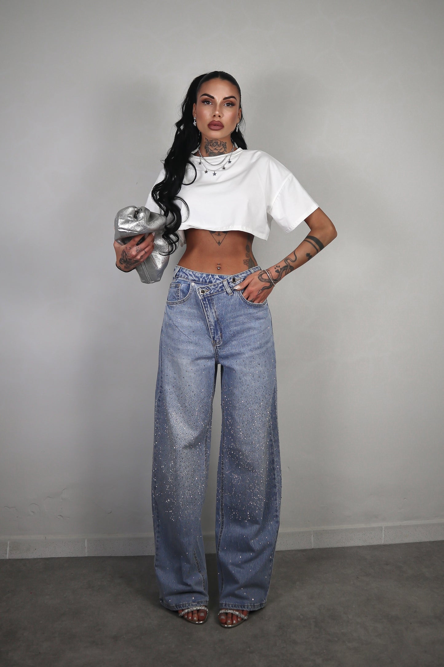 Jeans Brillo Oblique