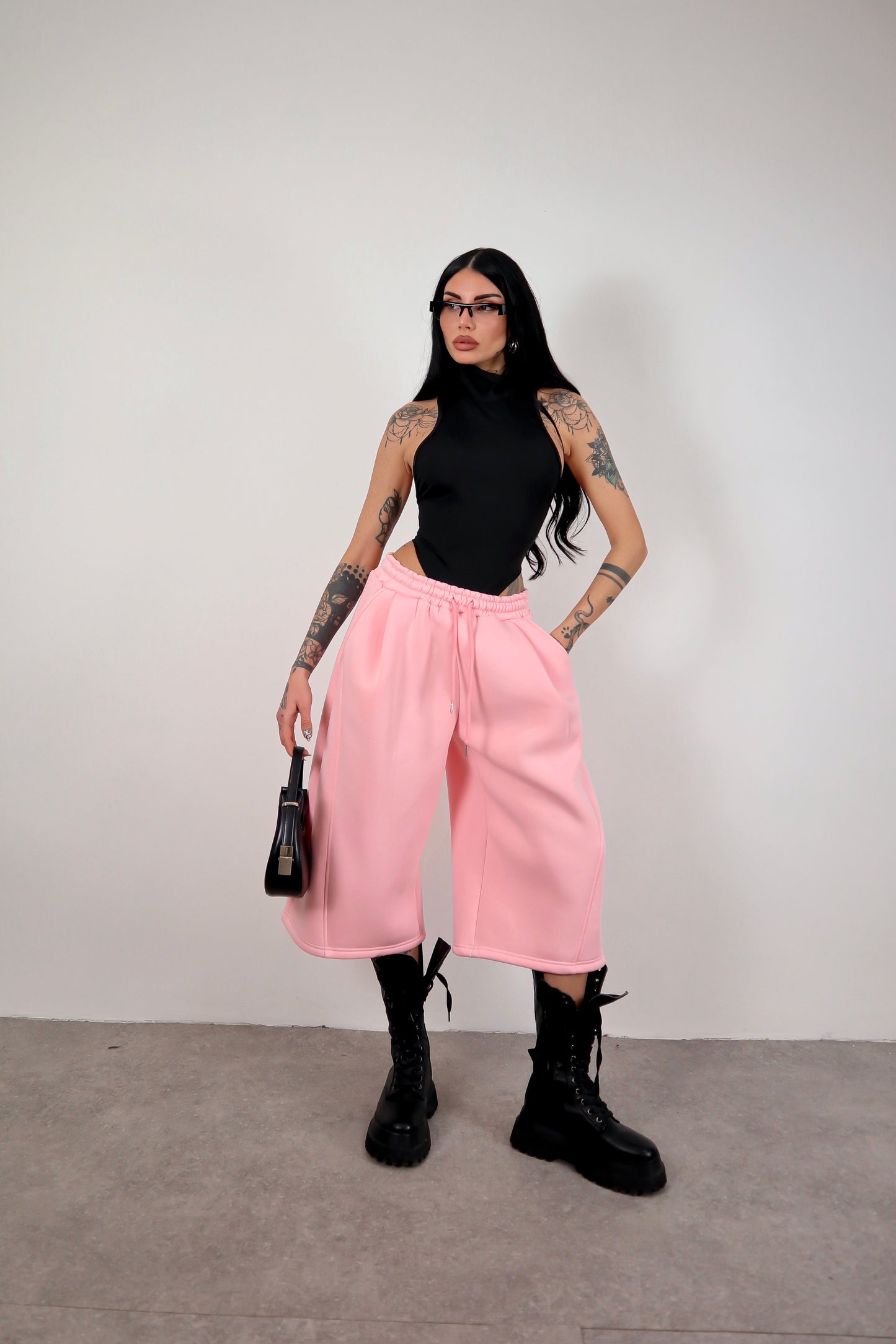 Bermuda Tuta Baggy - Rosa