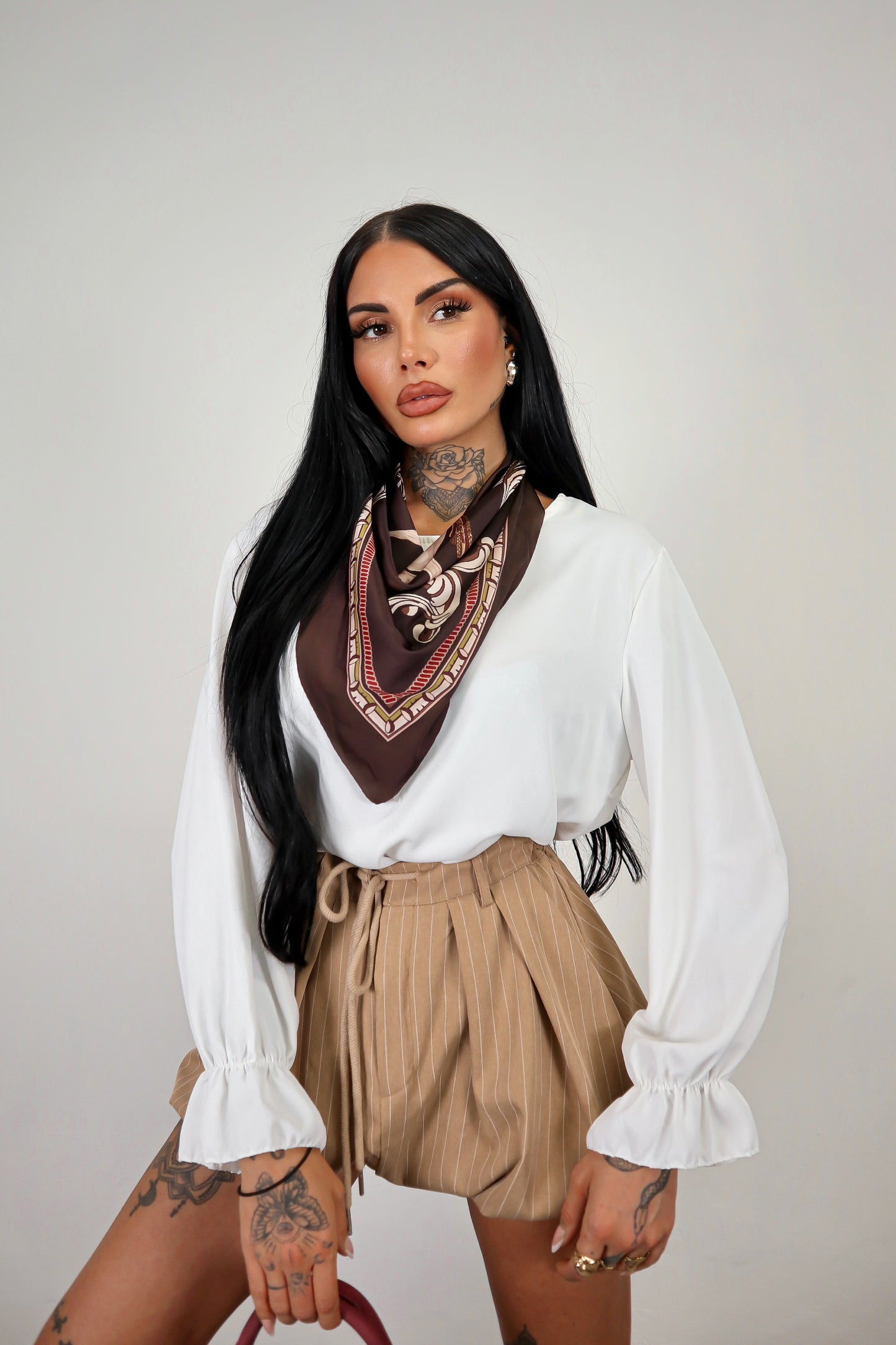 Blusa Foulard - Bianca