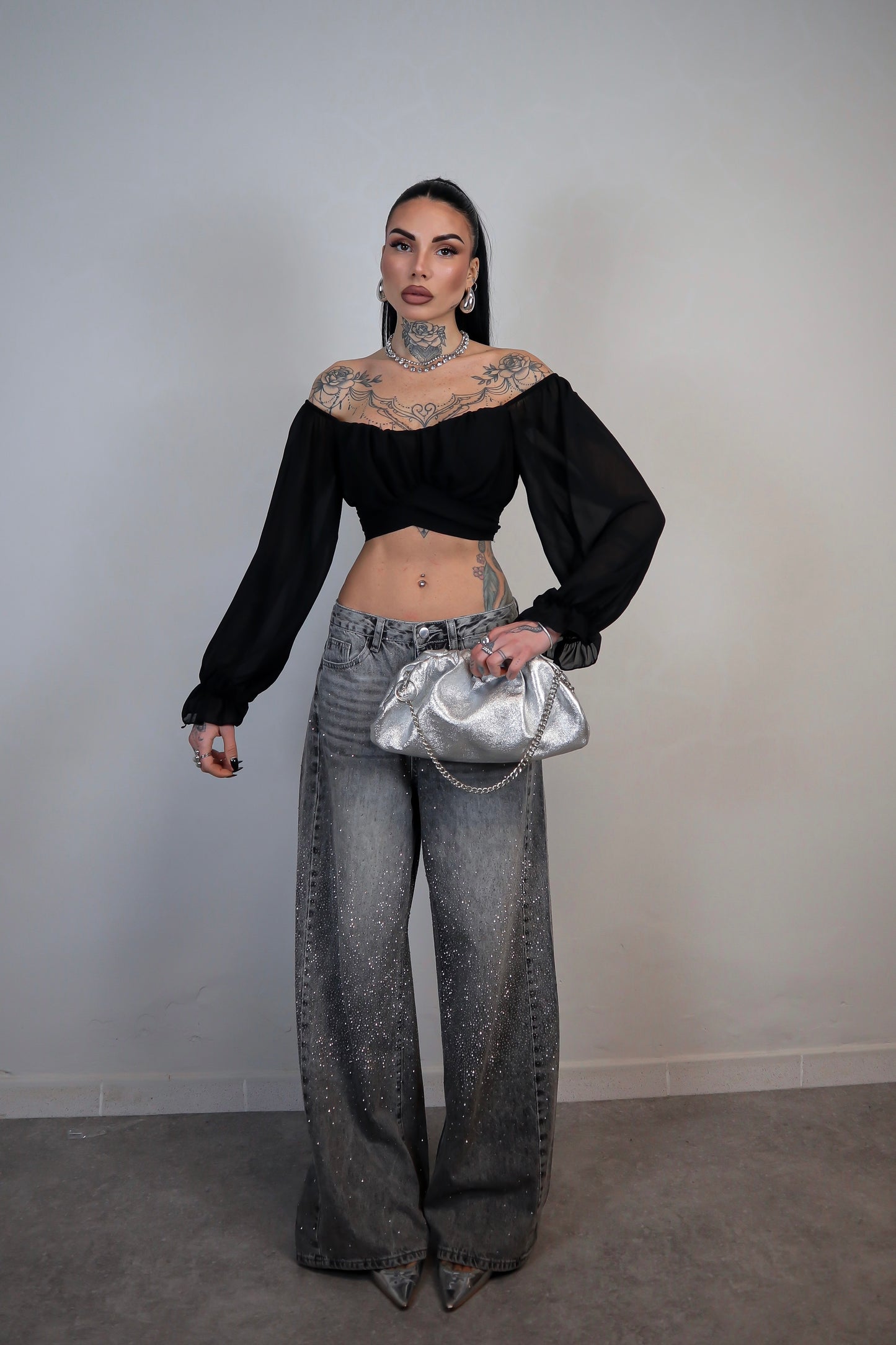 Crop Top Wonder - Nero