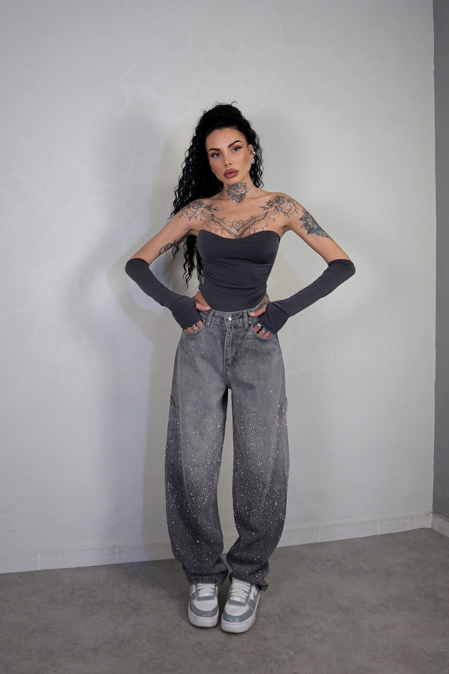 Body Guantino Megan - Grigio