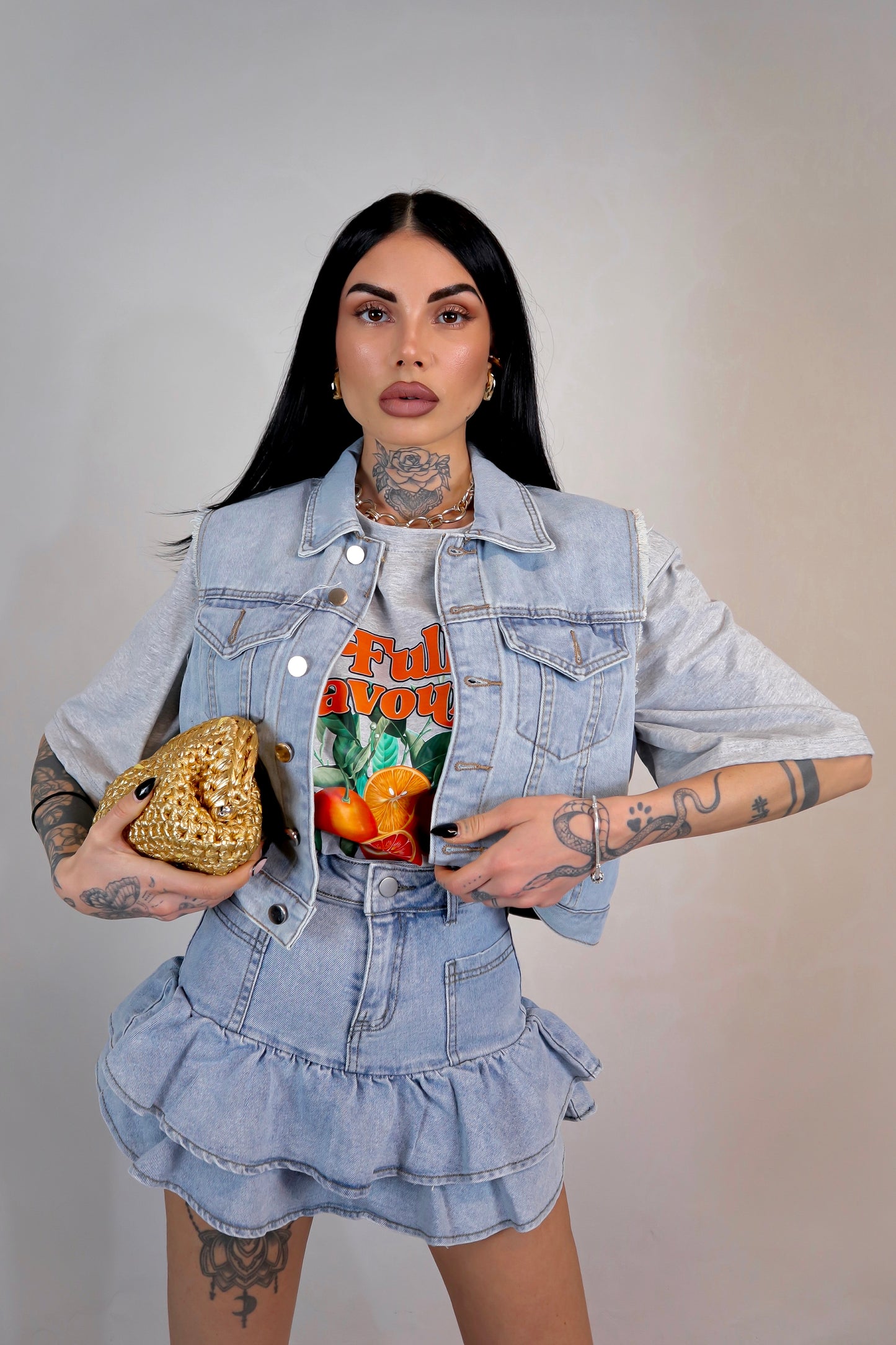 Gilet denim Jenny