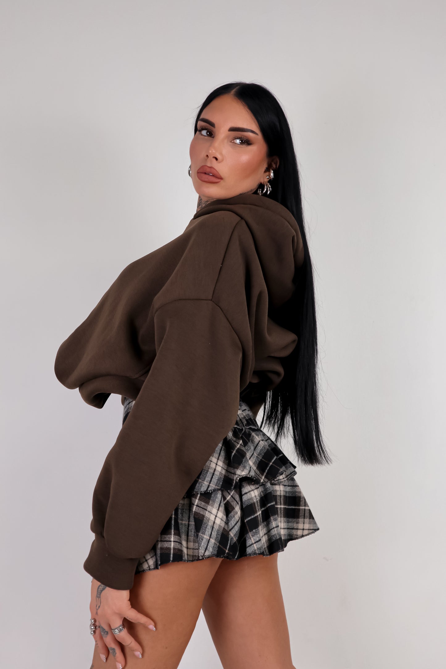 Panta Gonna Tartan Olivia