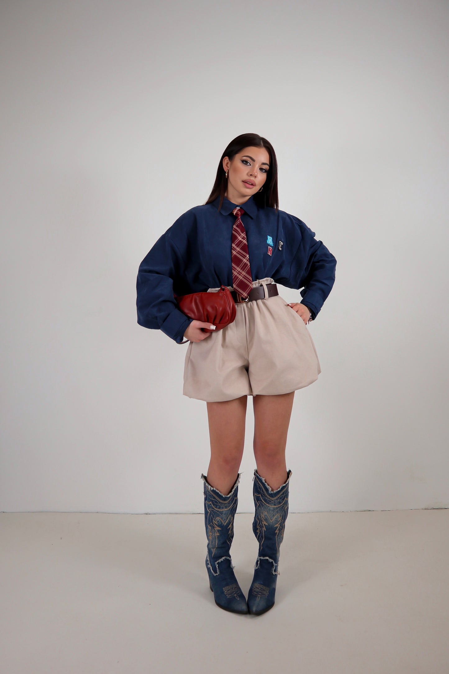 Shorts Balloon Gwenda - Beige