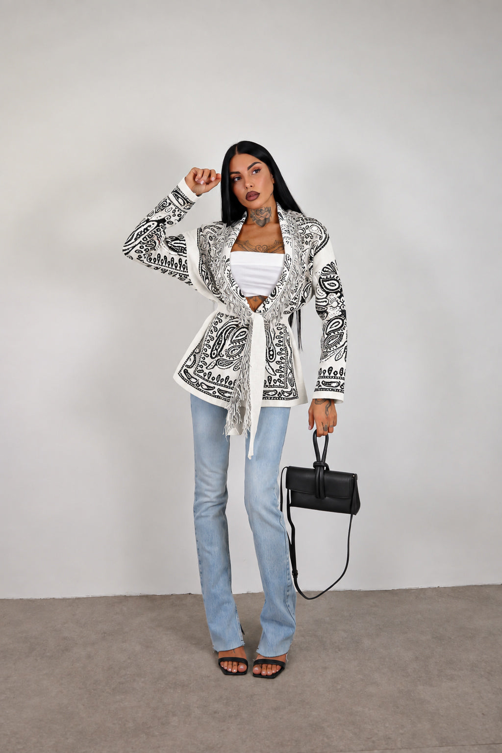 Cardigan Perù - Bianco