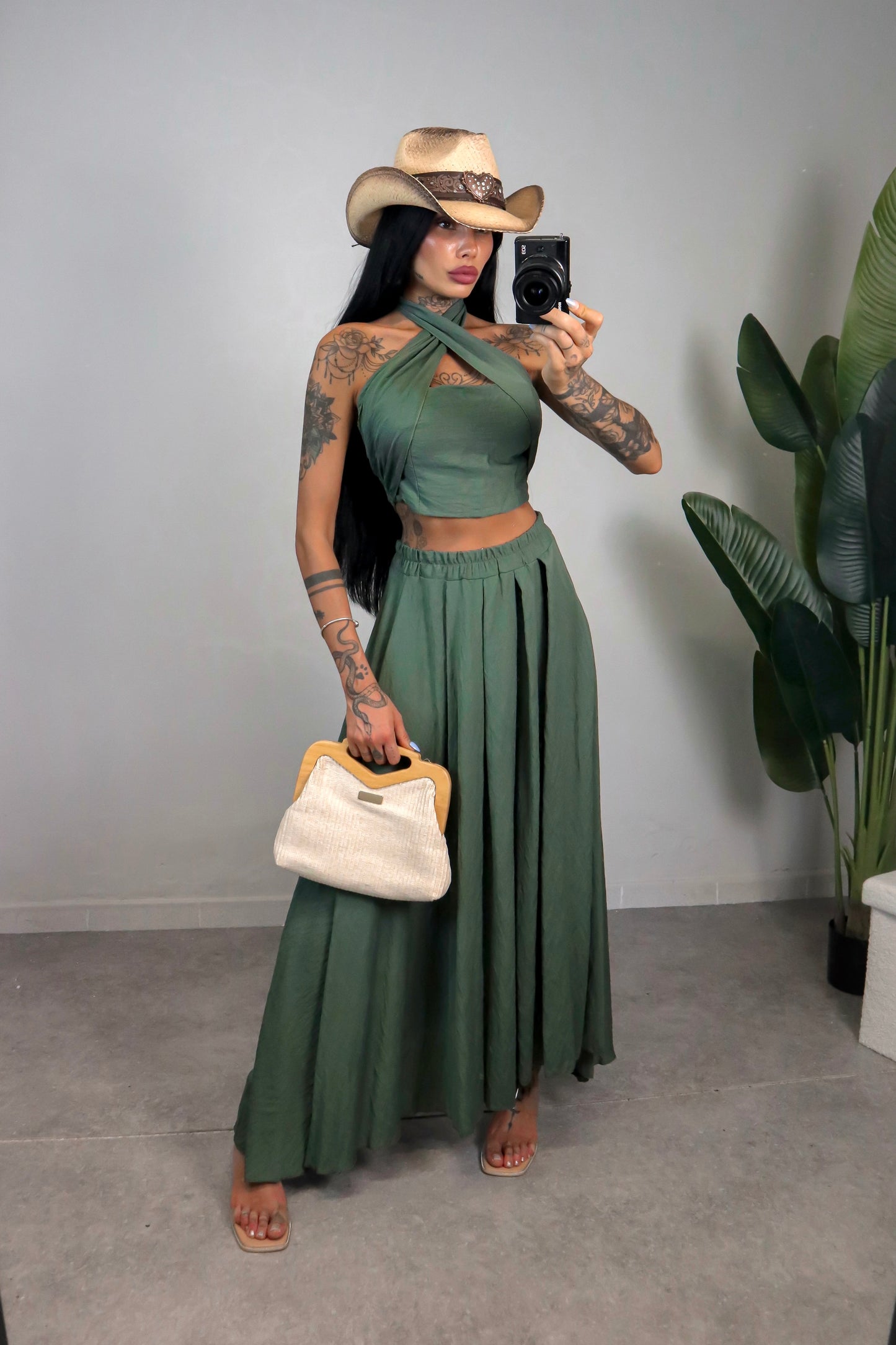 Completo Habibi - Verde Militare