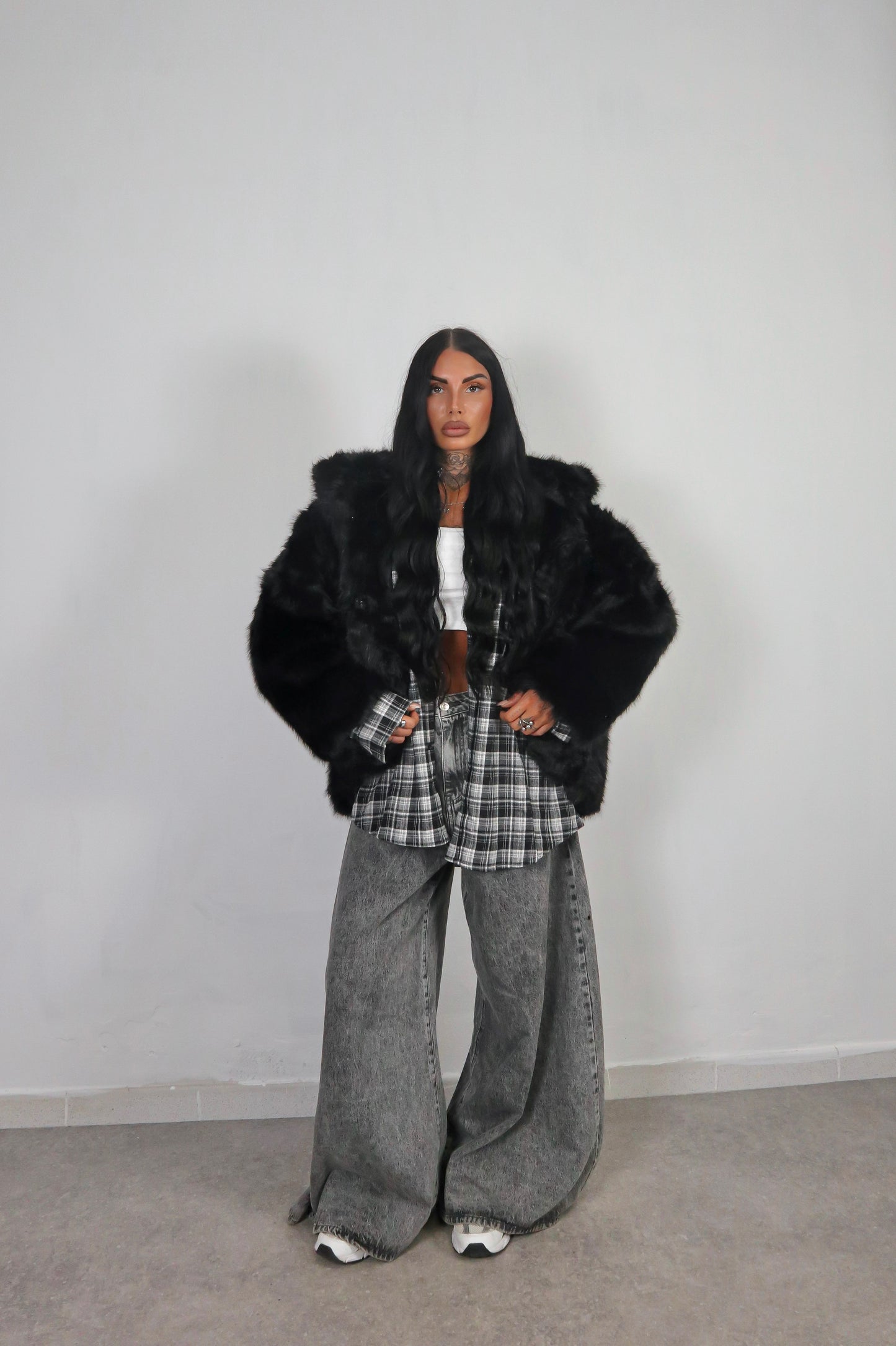 Pelliccia Alaska - Nero
