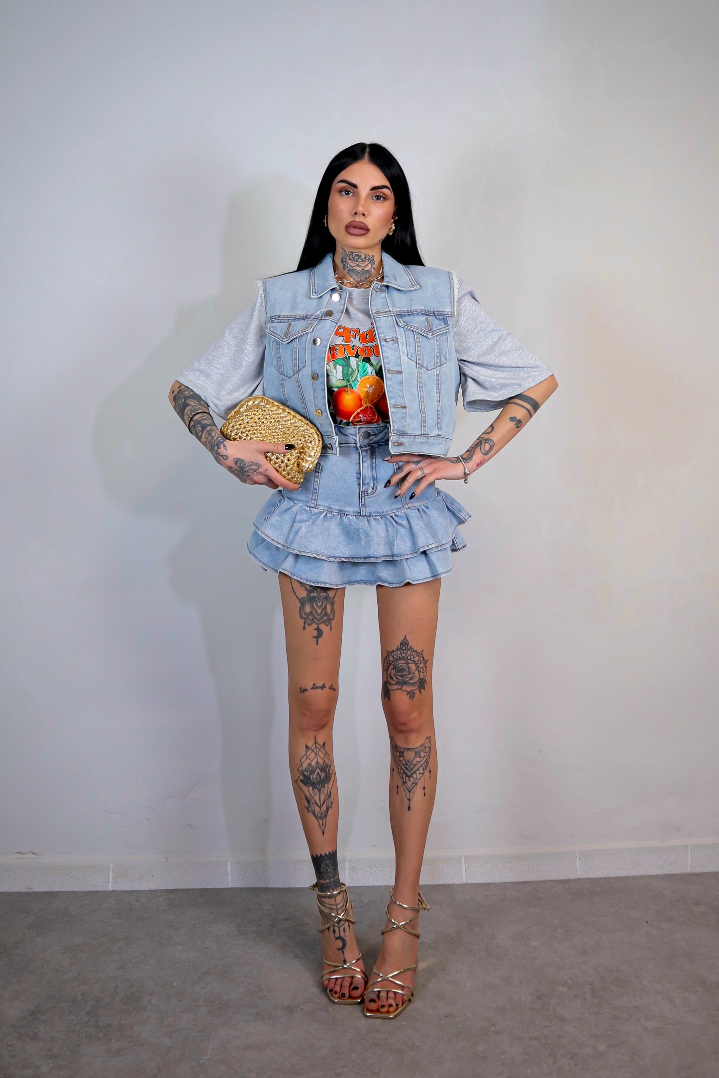 Gilet denim Jenny