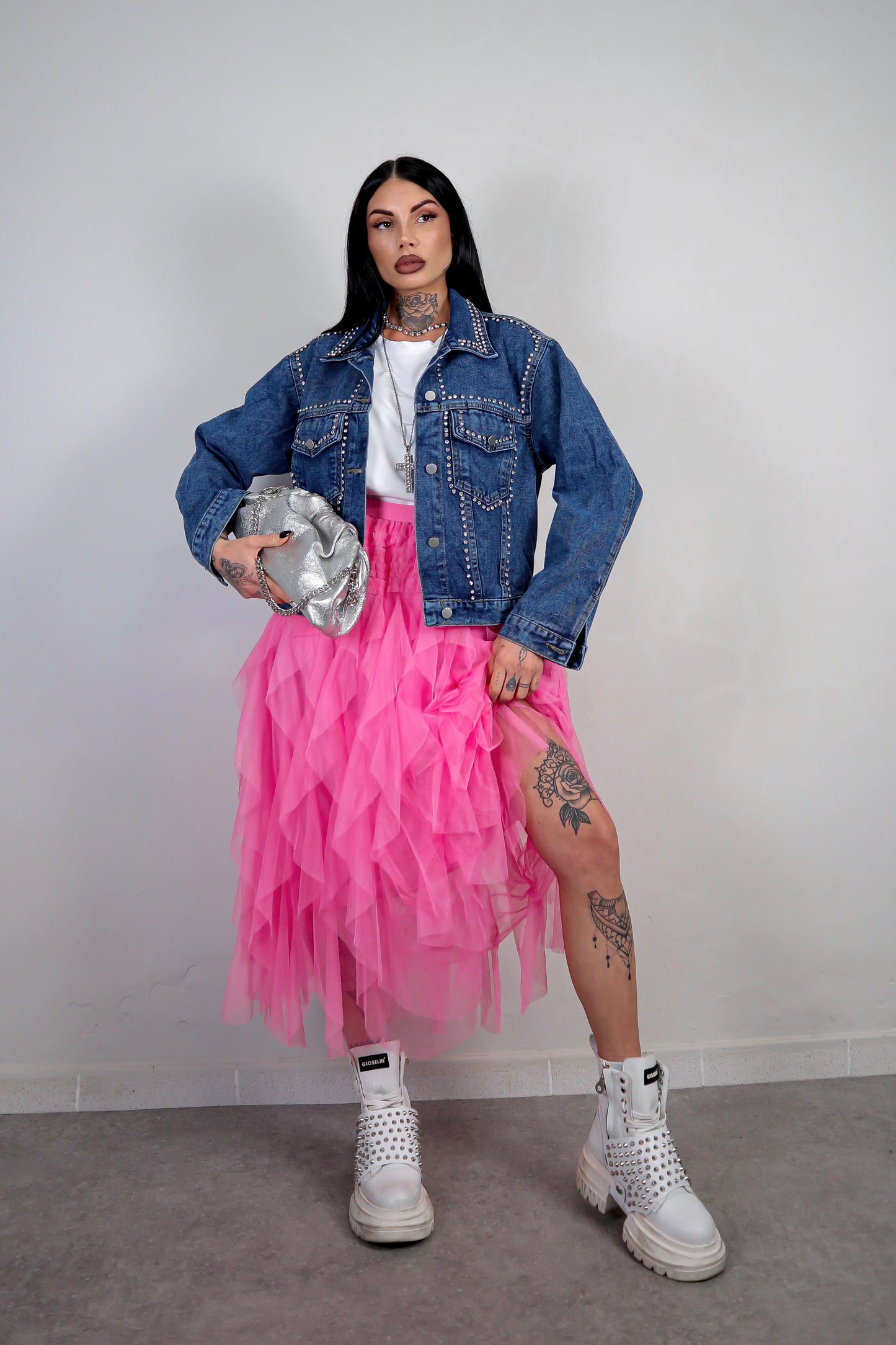 Giacca denim Evita
