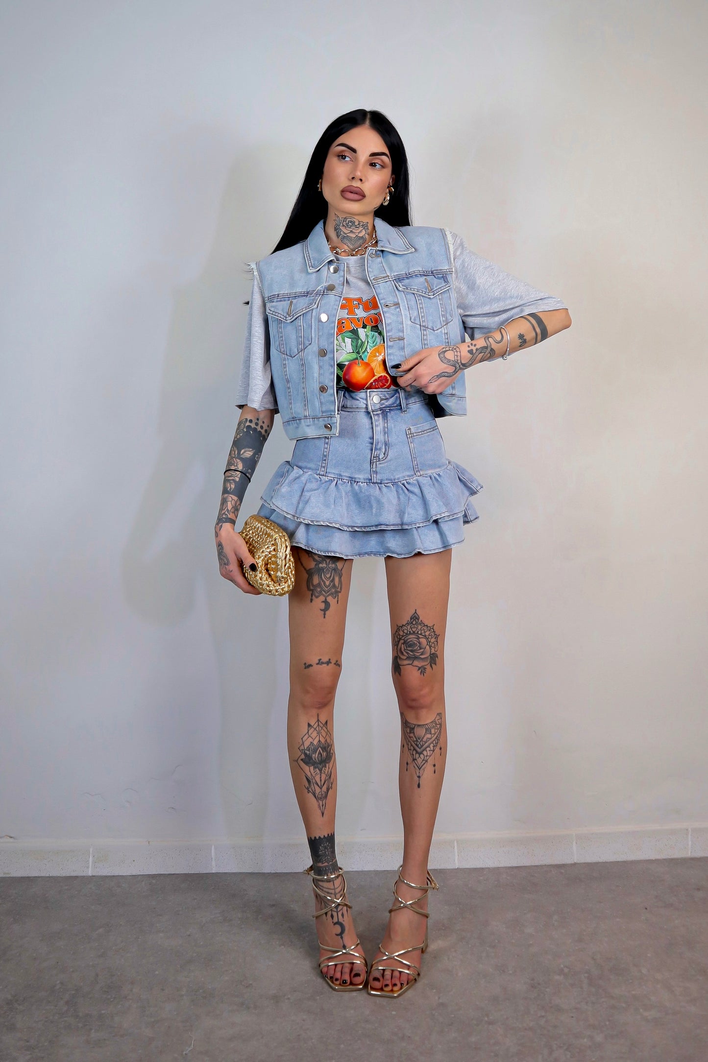 Gilet denim Jenny