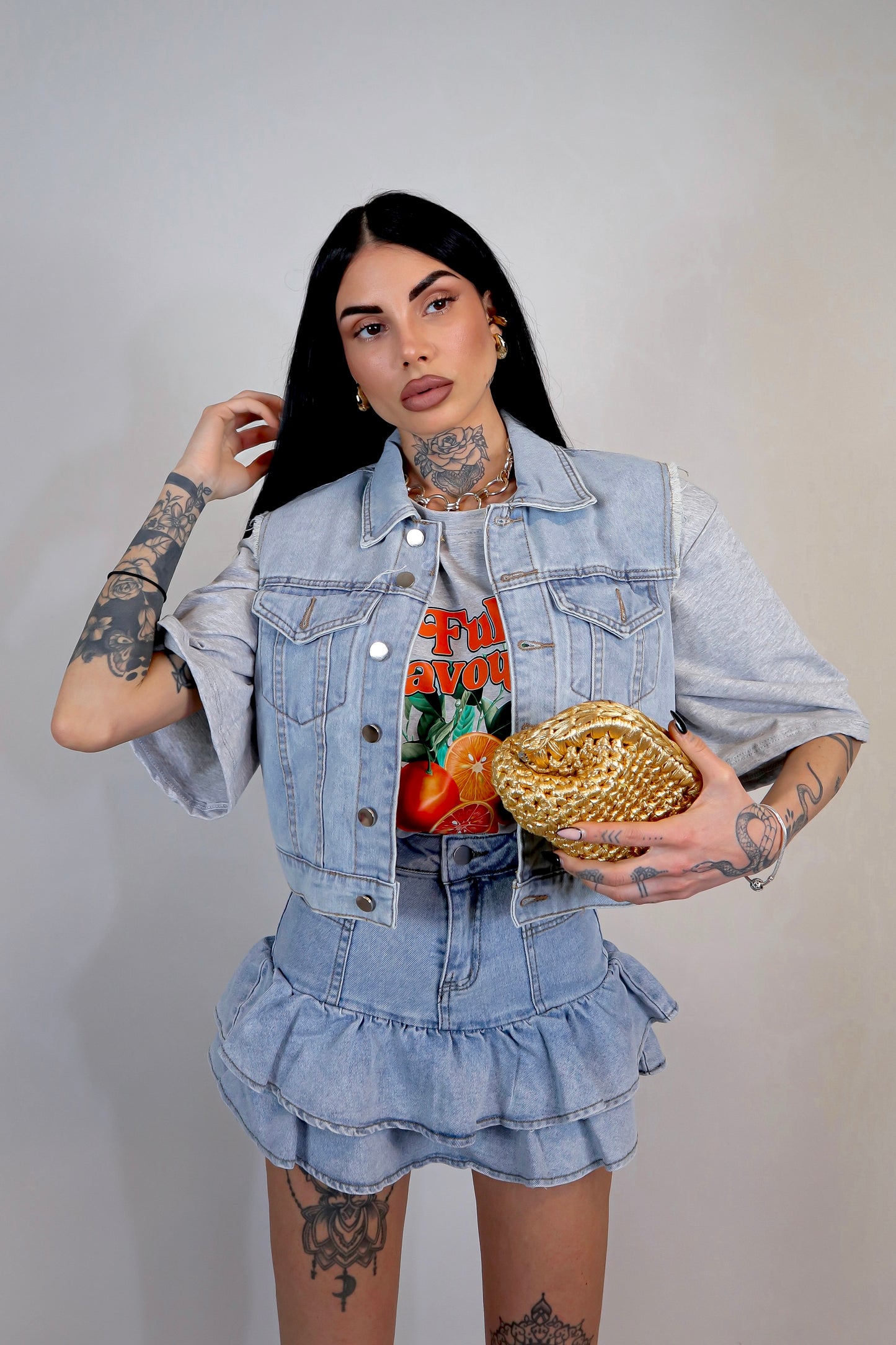 Gilet denim Jenny