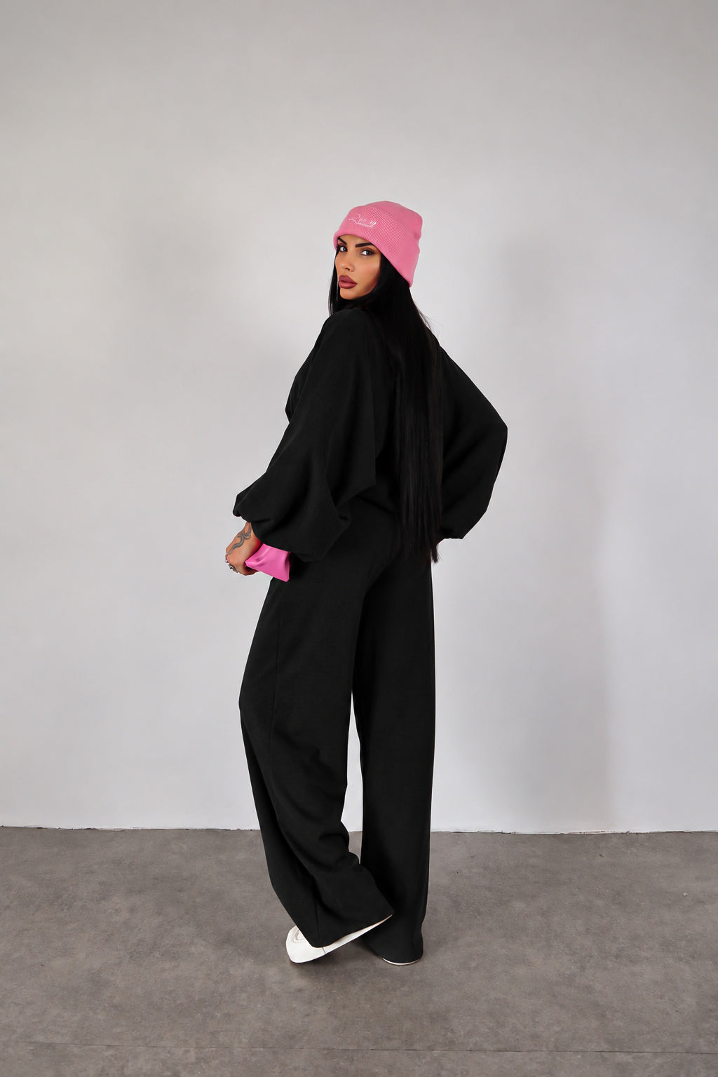 Completo in maglia Isadora - Nero