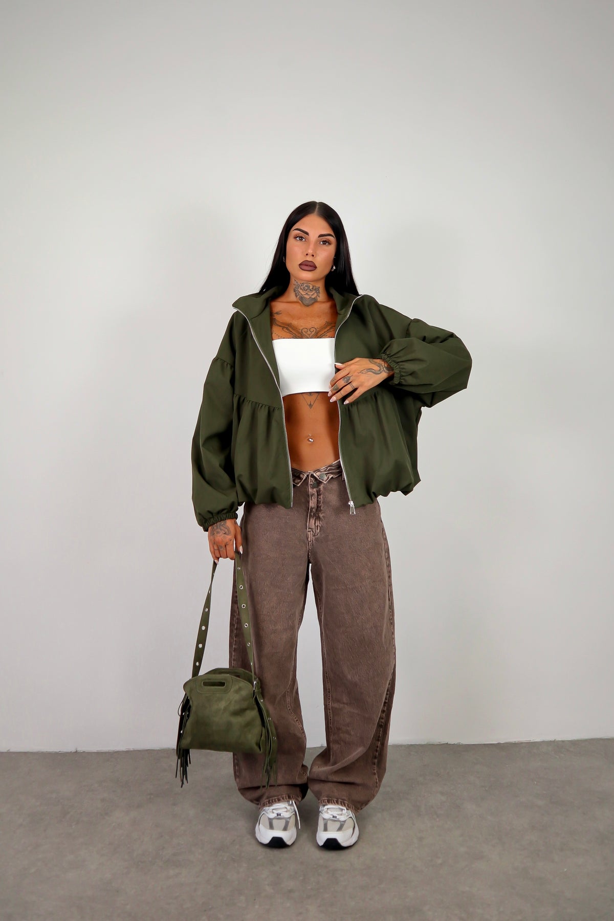 Bomber Balloon Justine - Verde militare