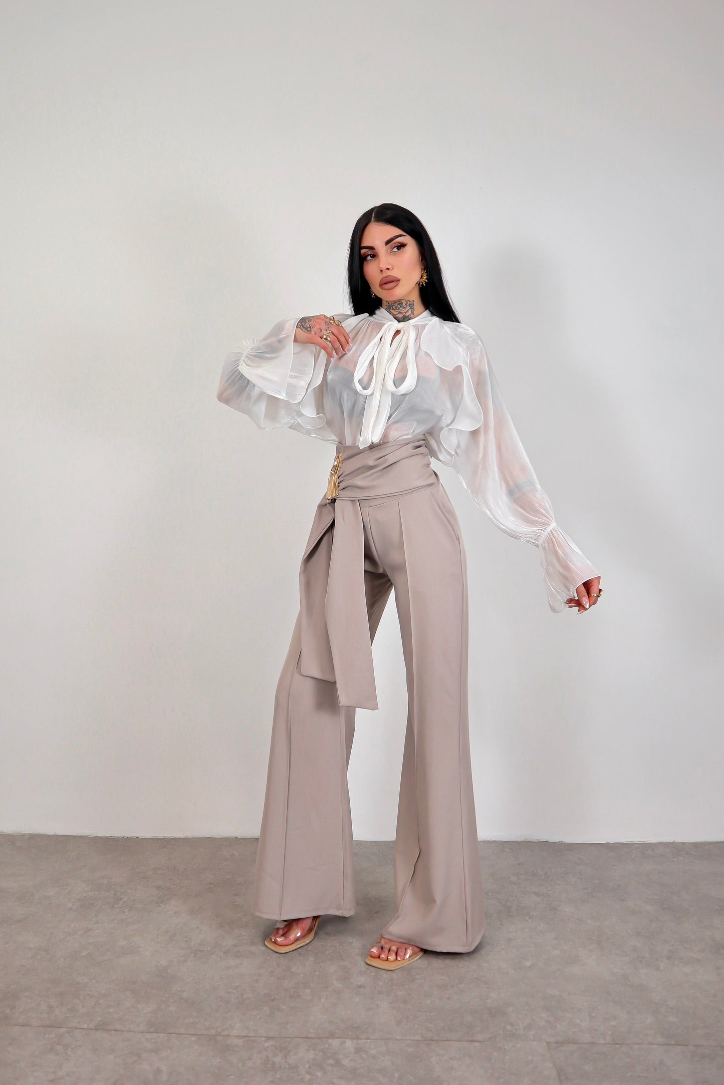 Pantalone Afrodite - Greige