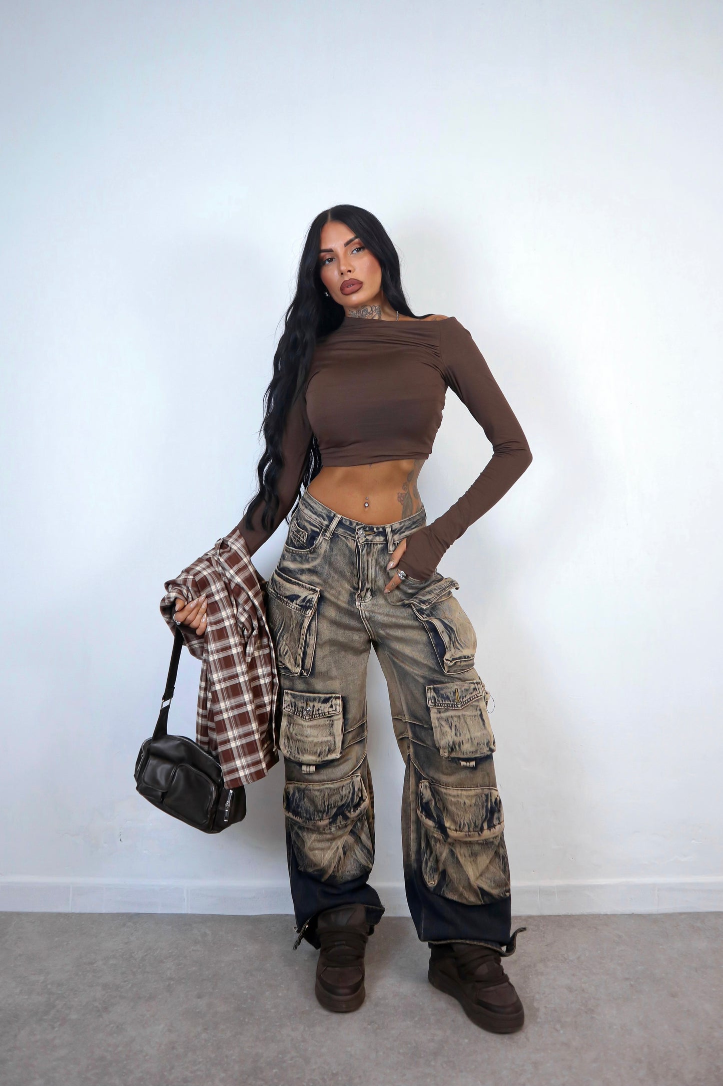 Jeans Cargo Sabbiato