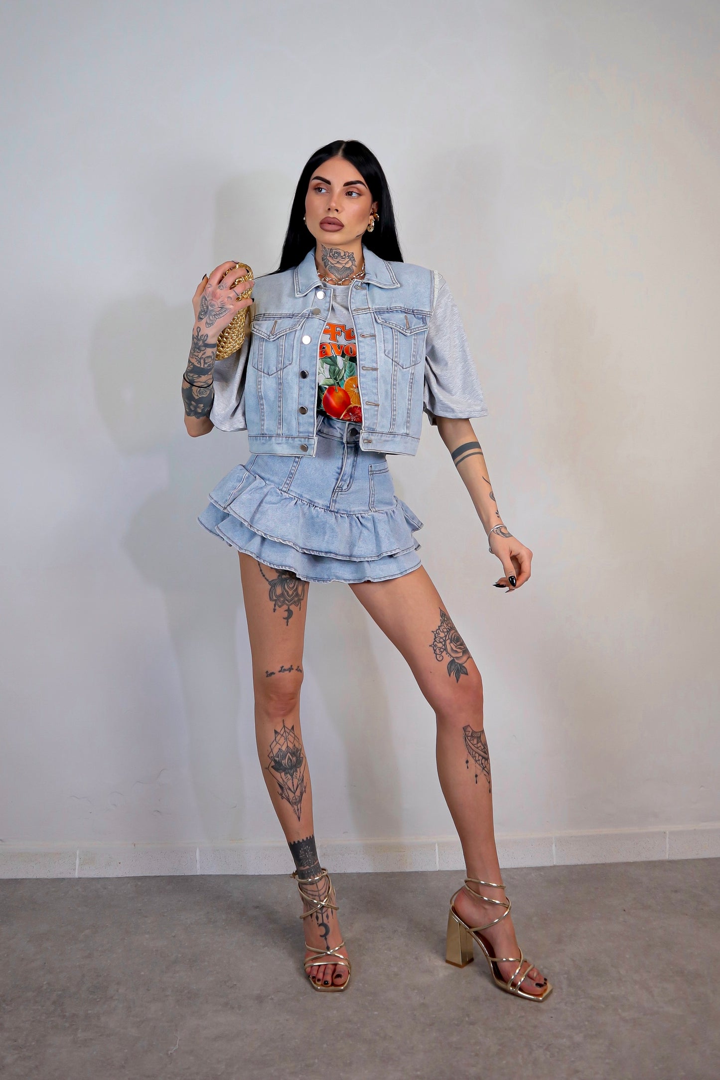 Gilet denim Jenny