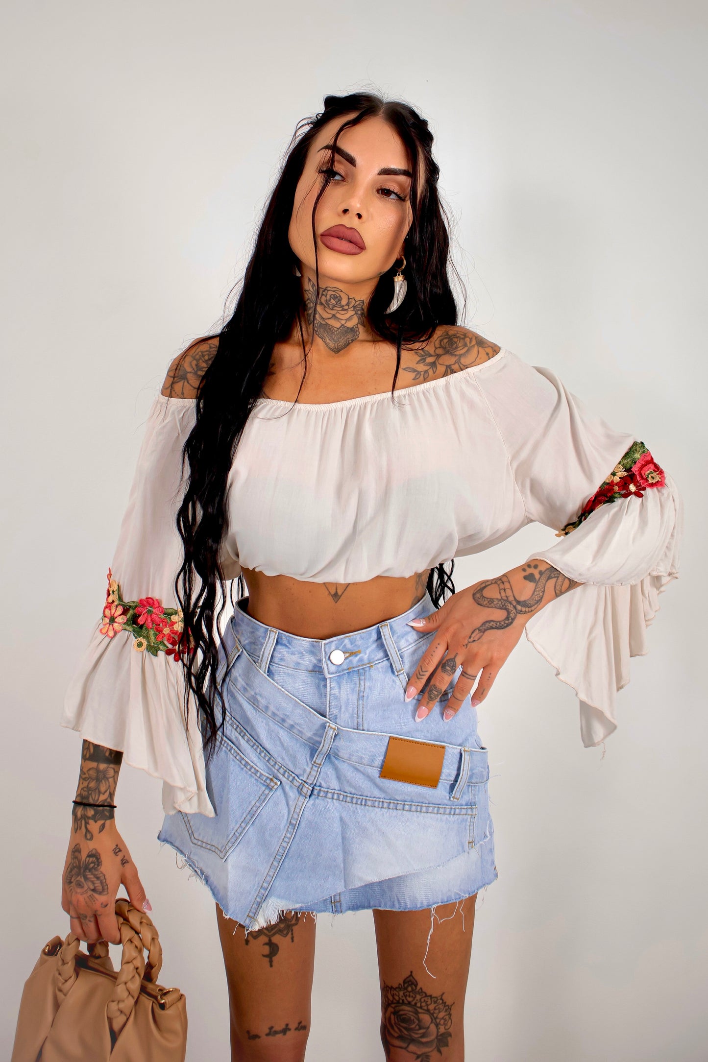 Blusa Violetta - Beige