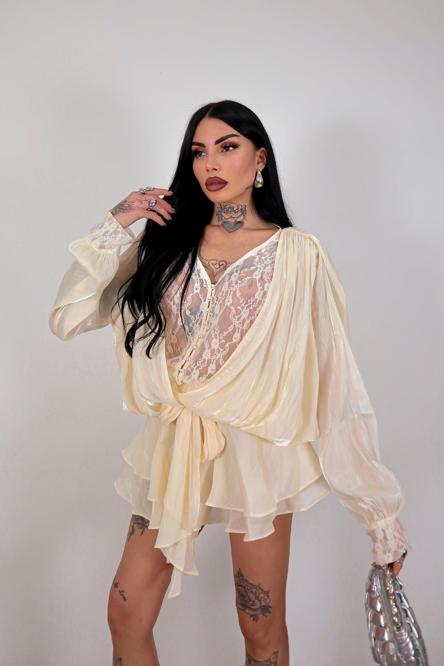 Abito Yasmin - Giallo pastello