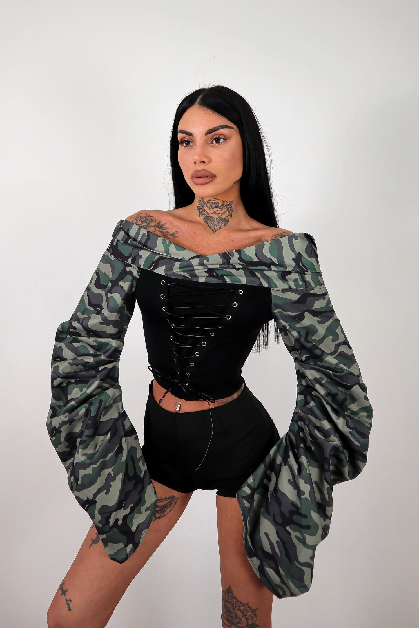 Maglia Corpetto Rhianna - Militare