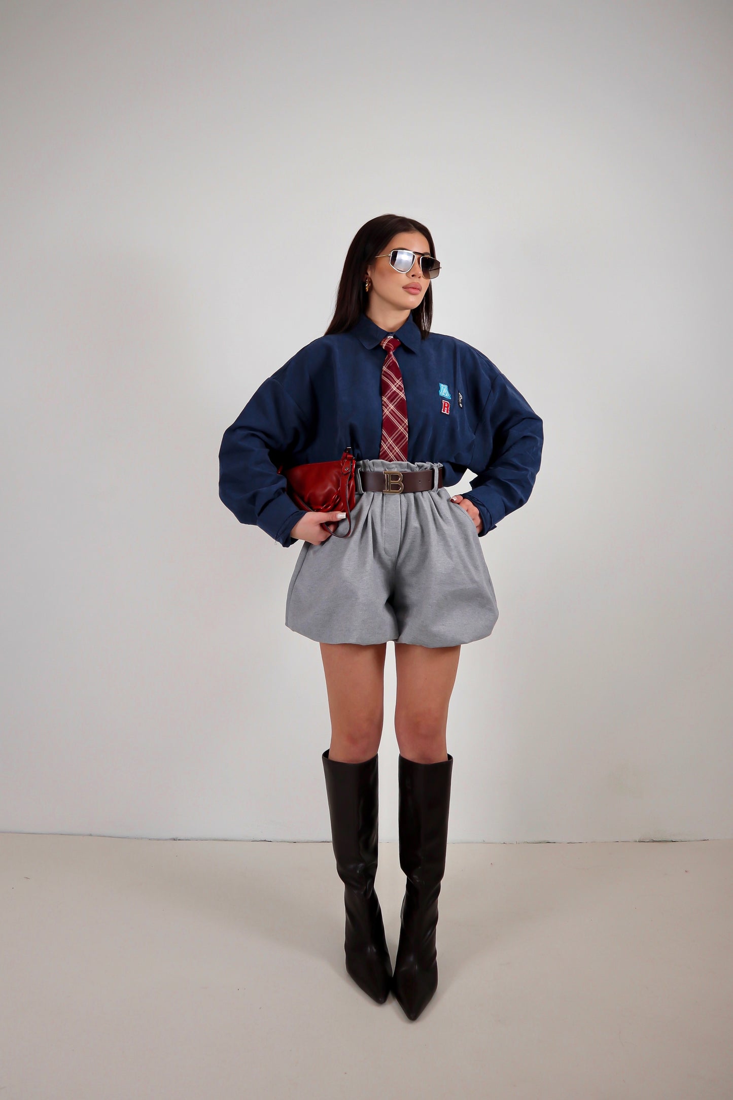 Shorts Balloon Gwenda - Grigio