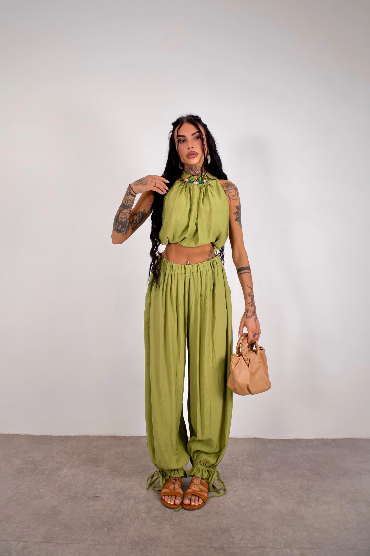 Completo Zainab - Verde pistacchio