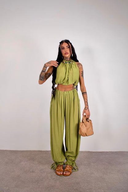 Completo Zainab - Verde pistacchio