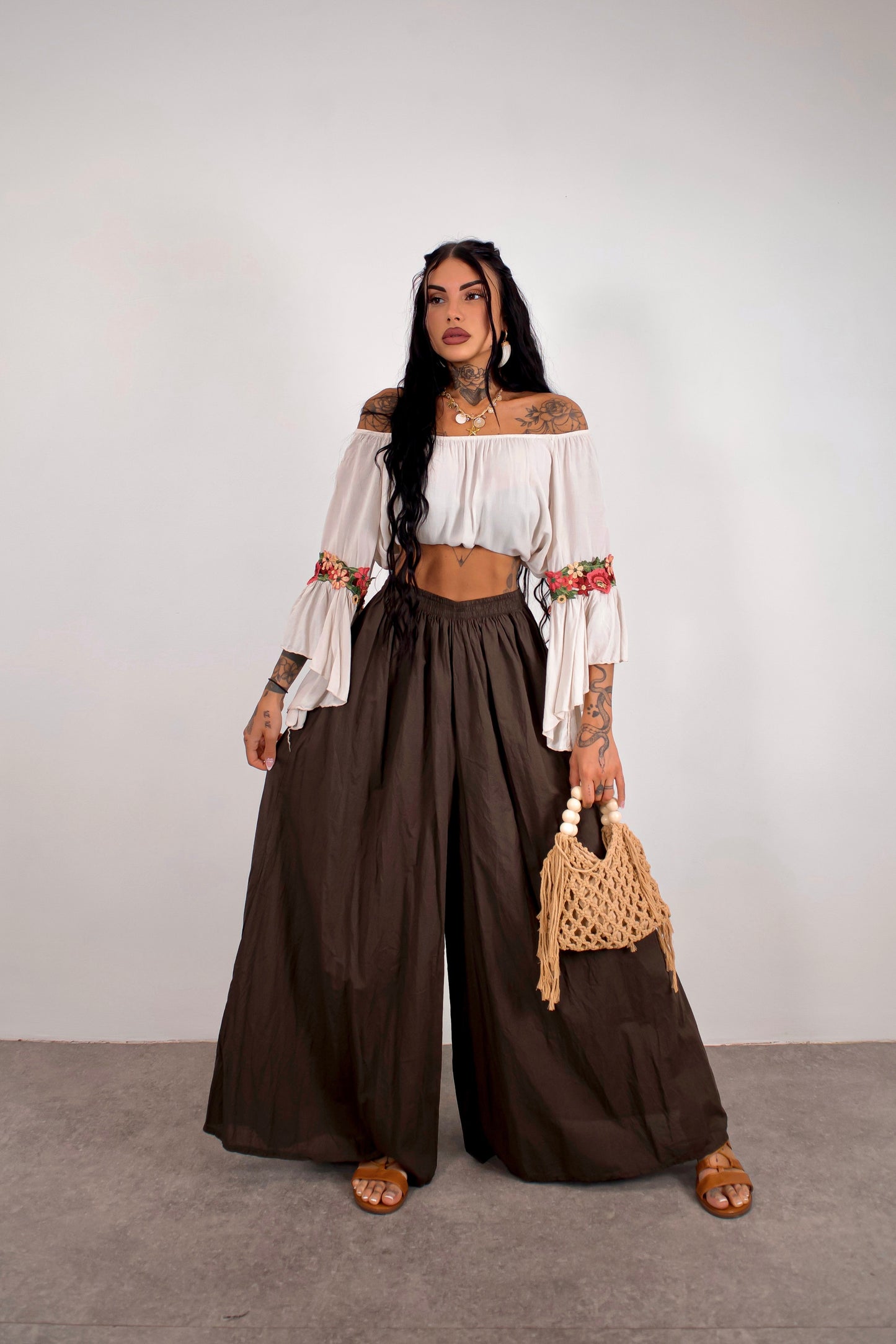 Pantalone Aitana - Marrone