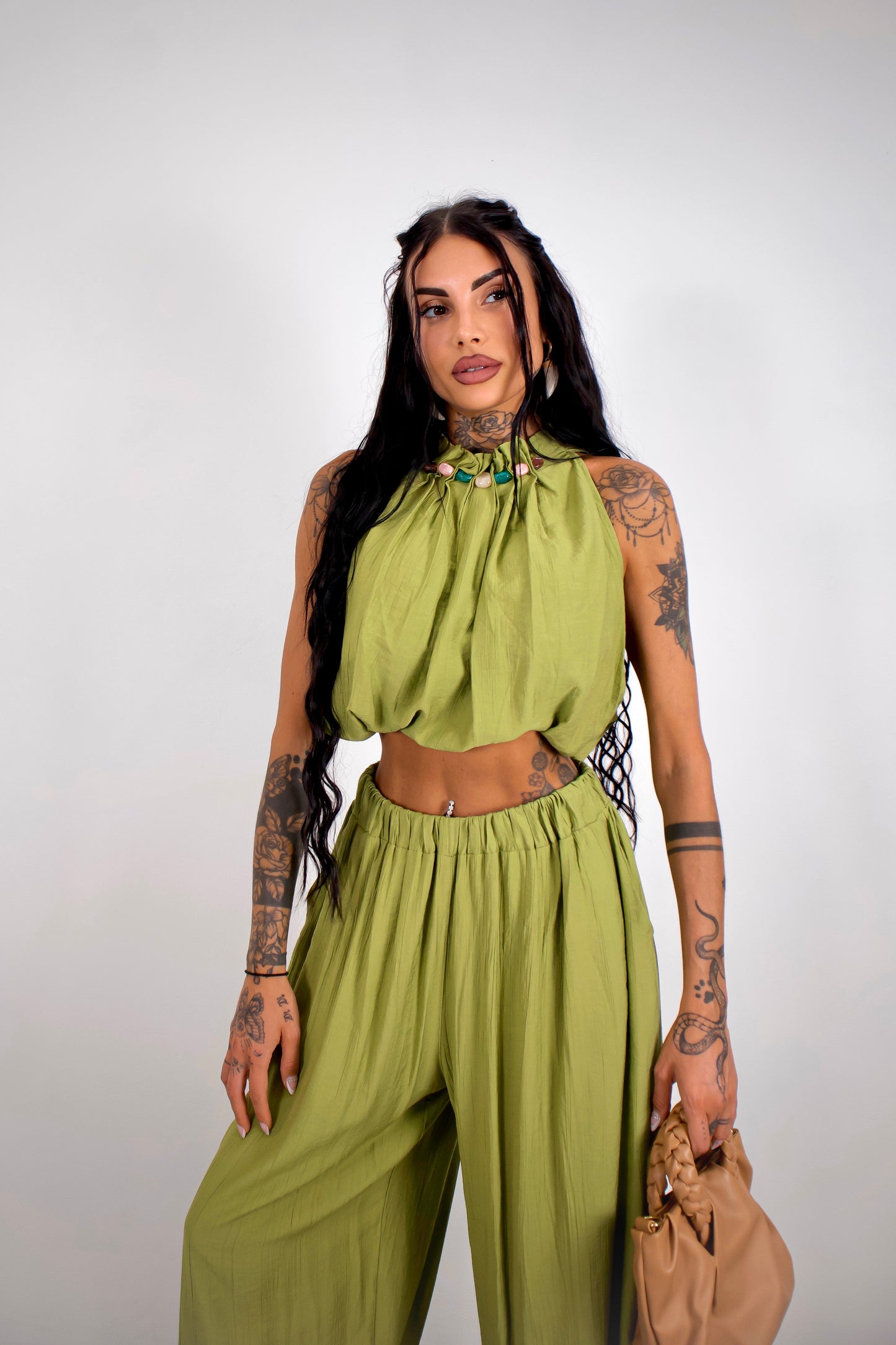 Completo Zainab - Verde pistacchio