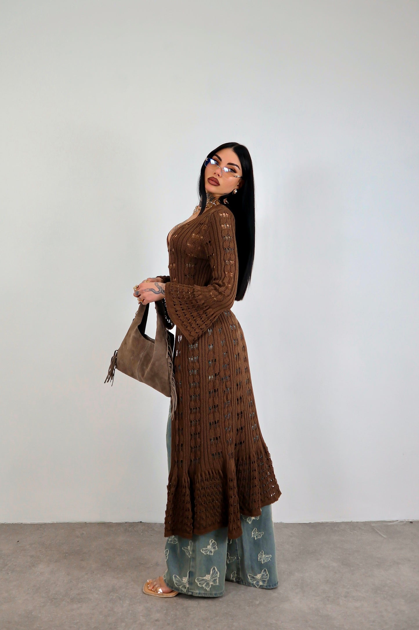 Cardigan Amal - Marrone