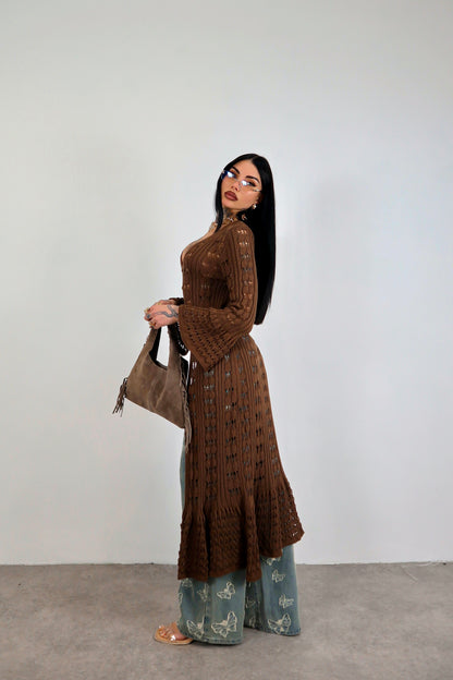 Cardigan Amal - Marrone