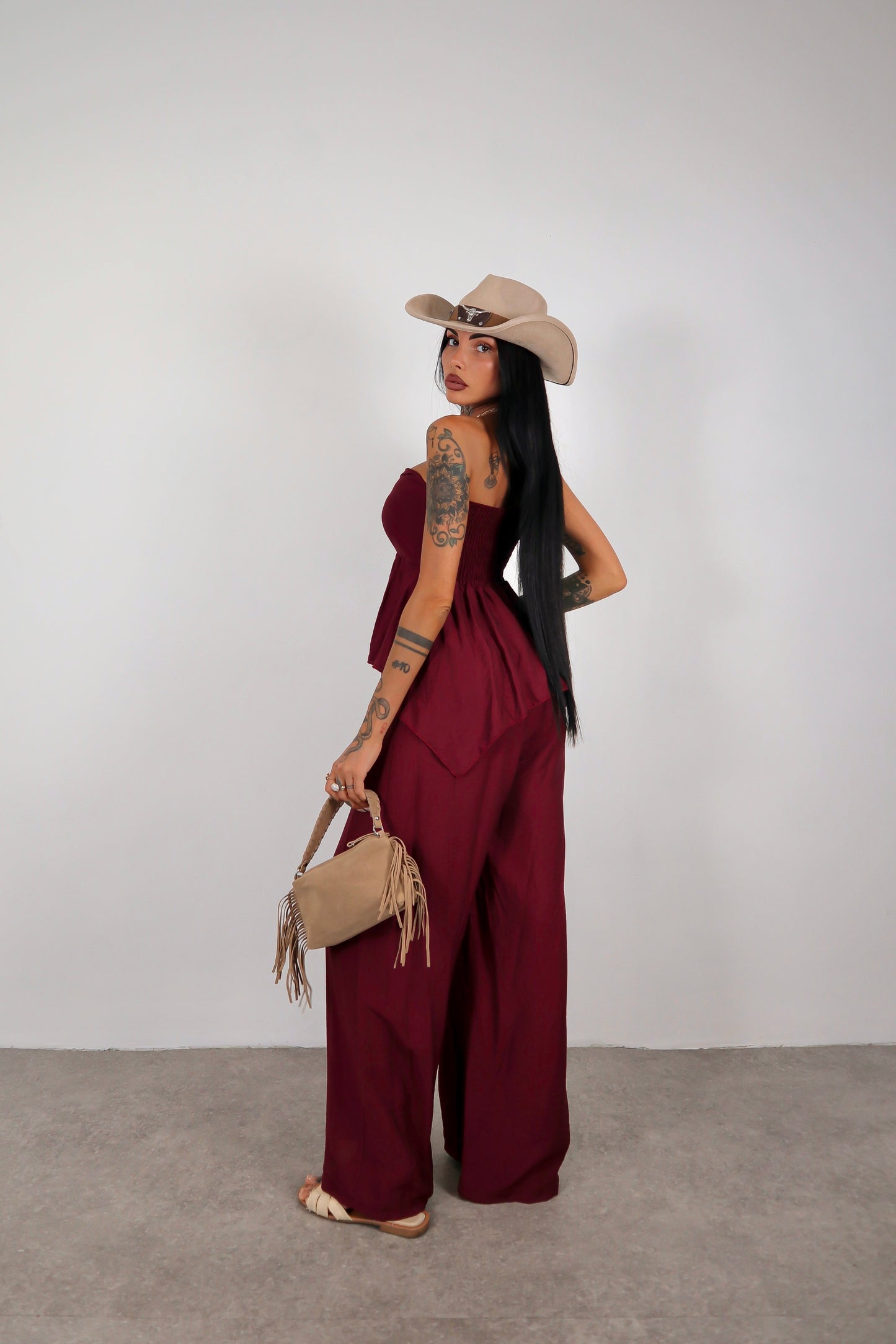 Tuta intera Noelle - Bordeaux