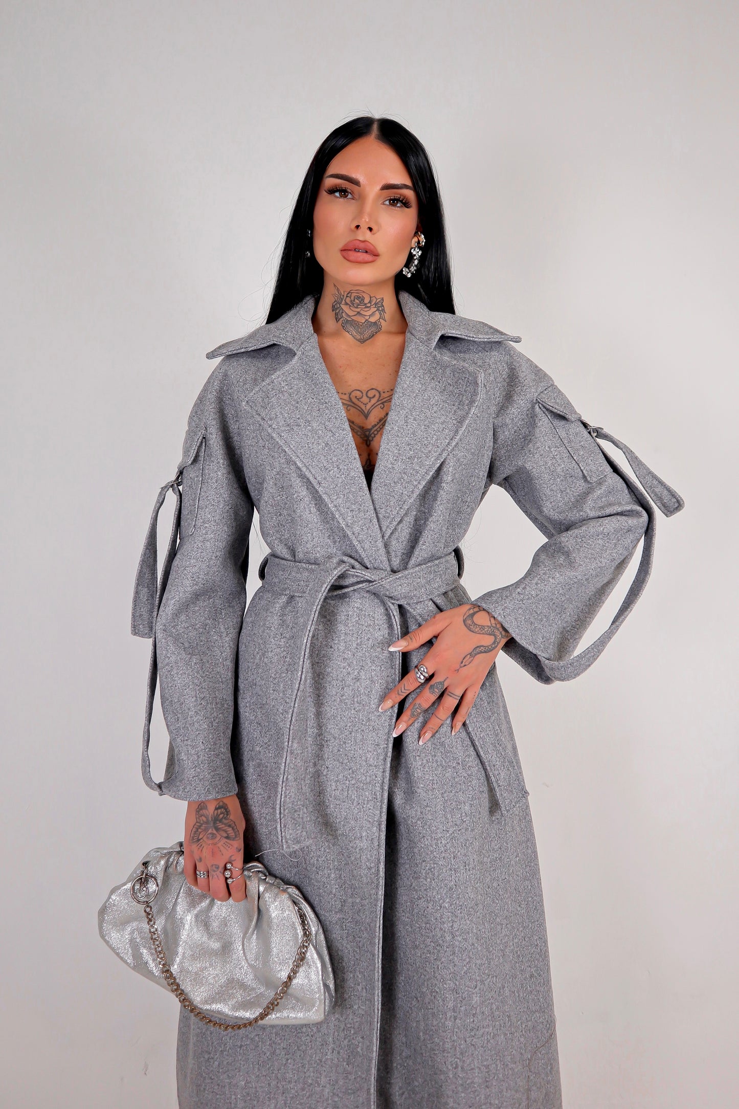 Cappotto Cargo - Grigio