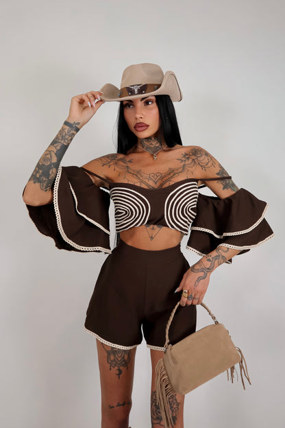 Completo Kaluma - Marrone