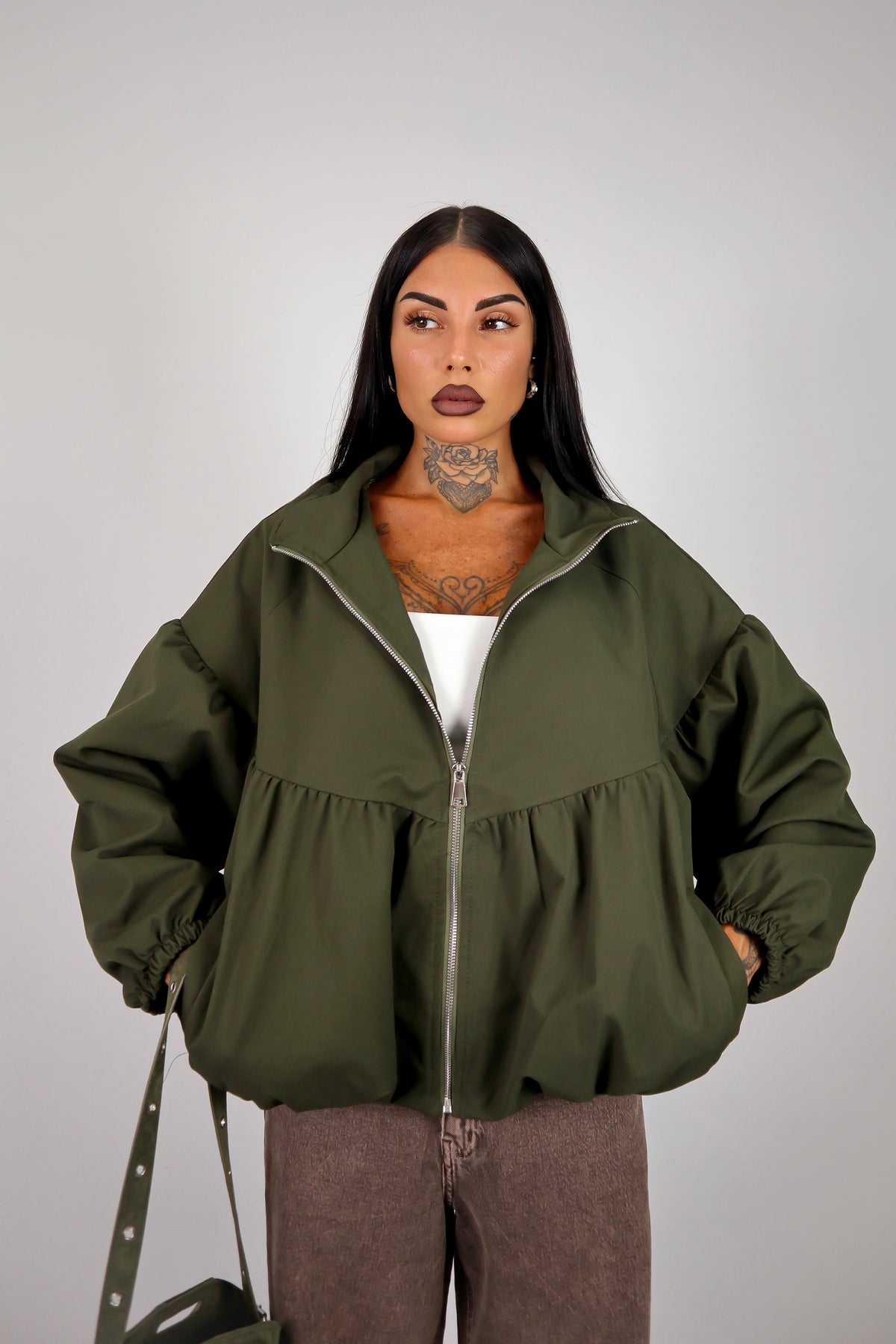 Bomber Balloon Justine - Verde militare