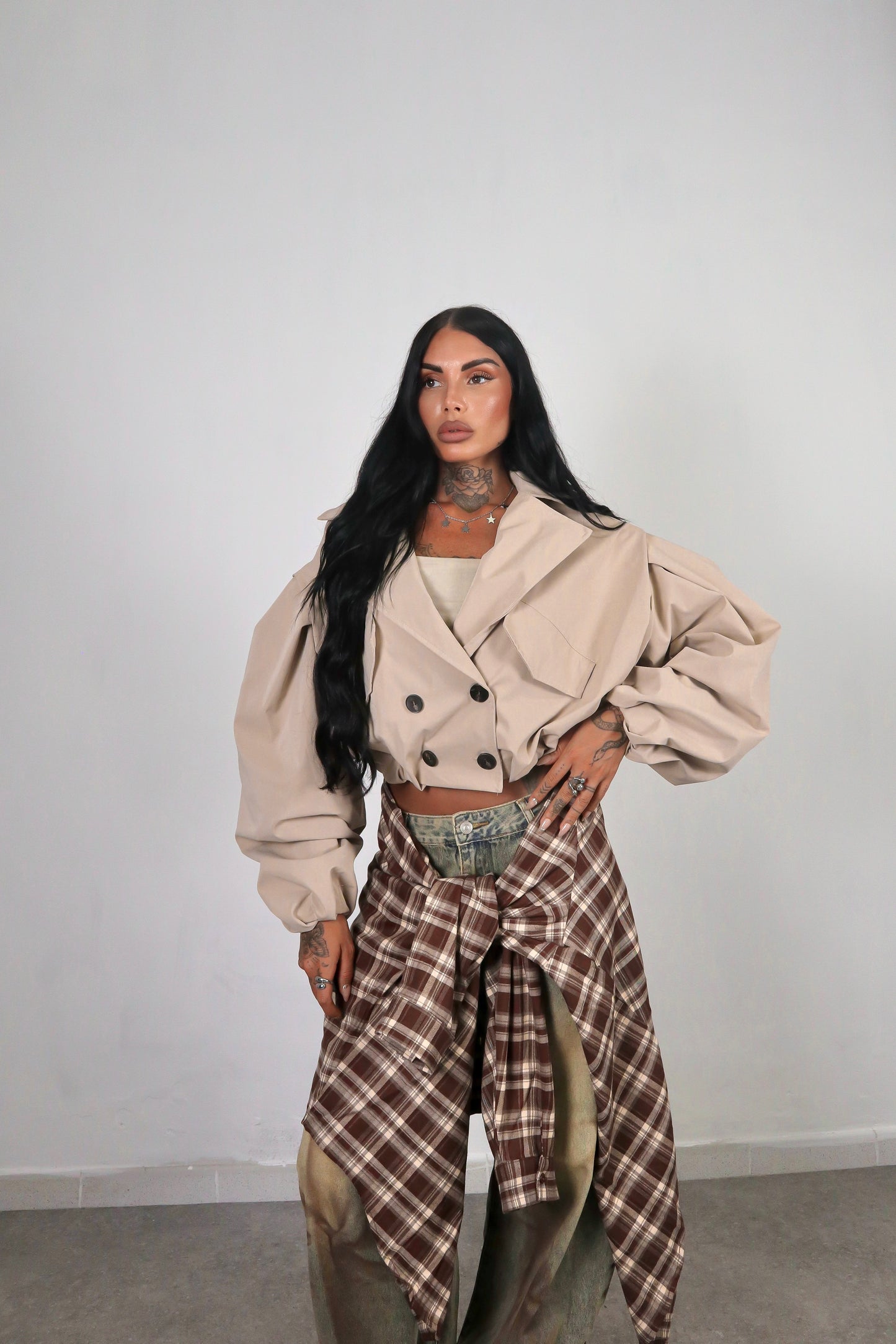 Trench Bomber - Beige