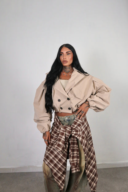 Trench Bomber - Beige