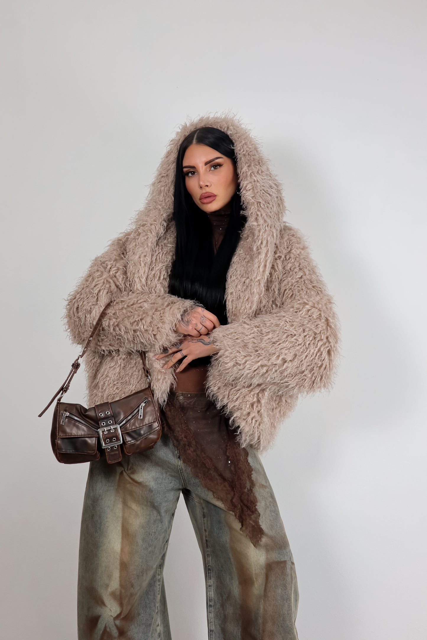 Pelliccia Mongolia - Beige