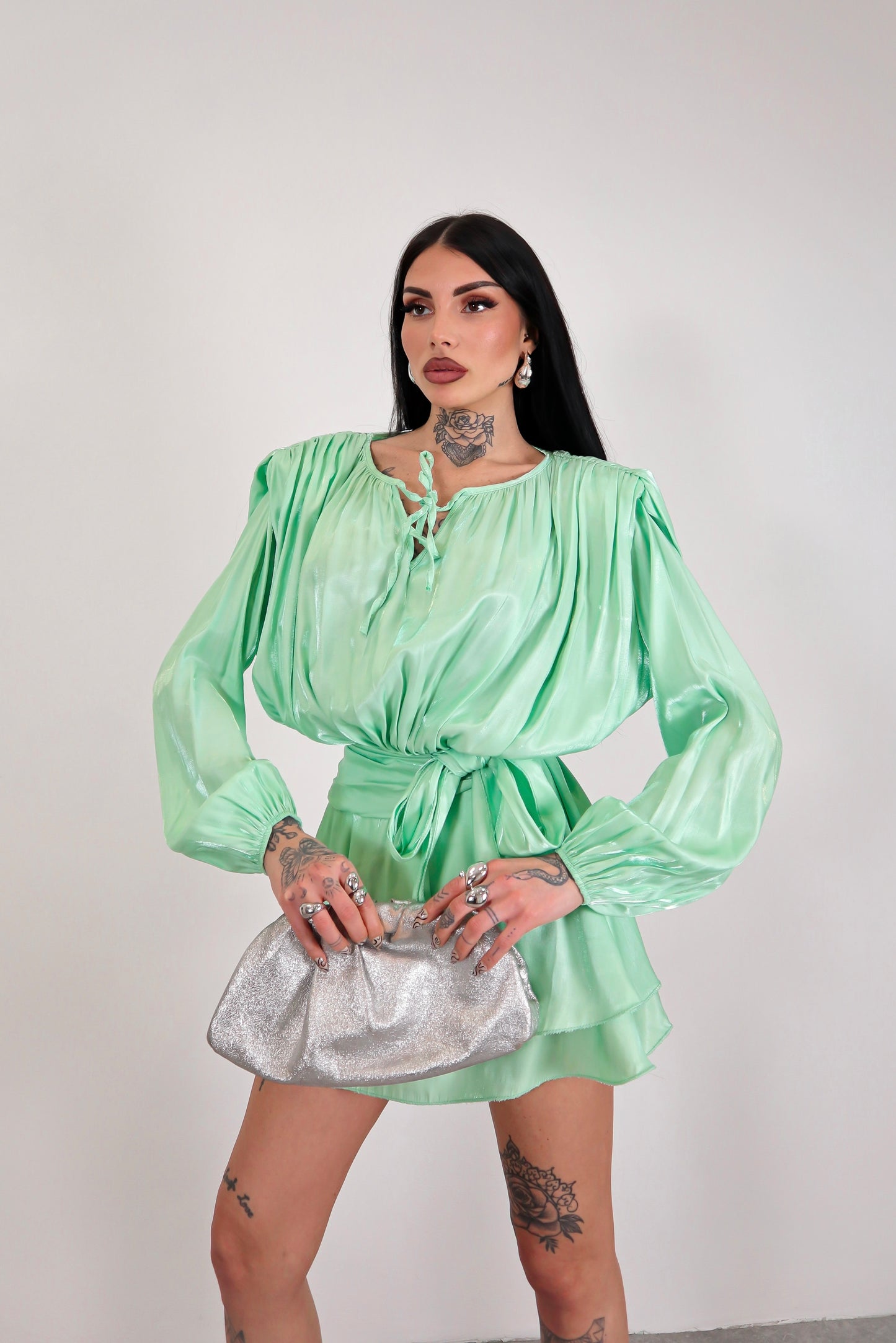 Abito Eterea - Verde fluo