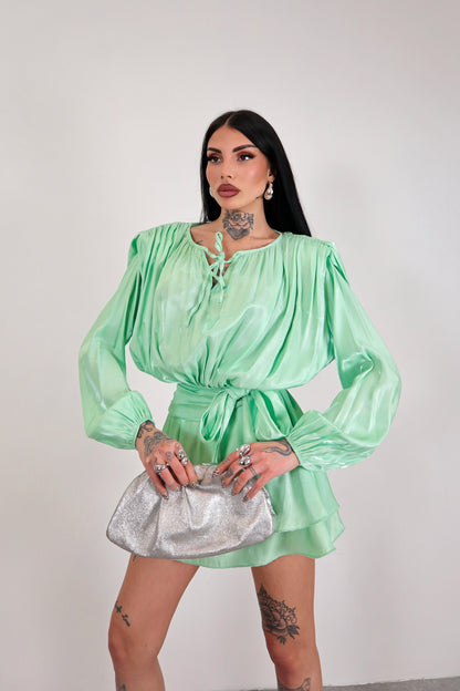 Abito Eterea - Verde fluo
