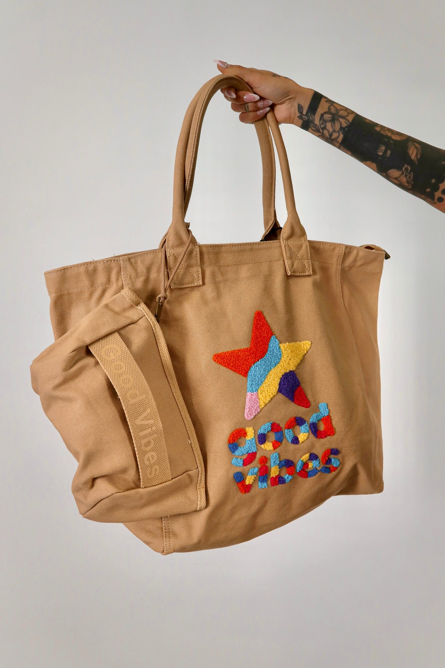 Borsa mare Good Vibes