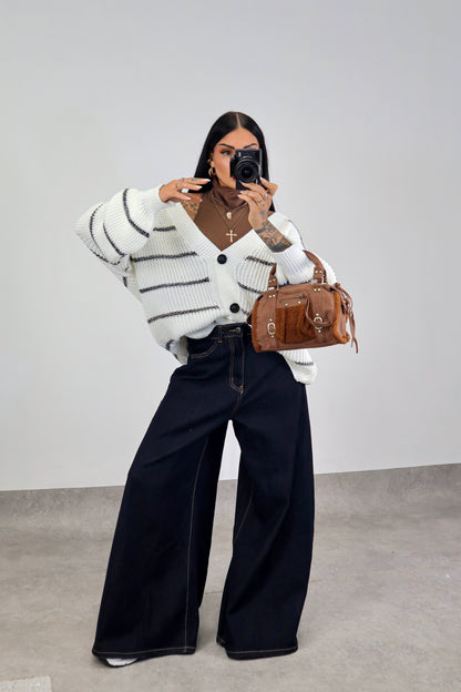 Cardigan over Brenda - Bianco