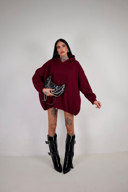 Felpa Extra Over - Bordeaux
