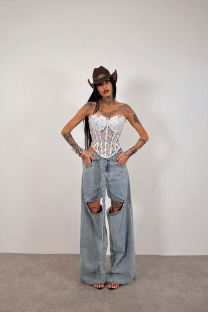 Jeans cut out Bryanna