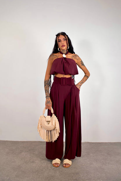 Completo Tasnim - Burgundy